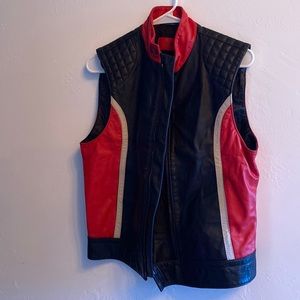 Hugo Boss Vintage Leather Vest